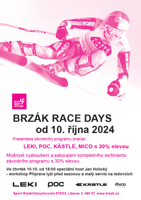 Brzák Race Days 2024 - přehlídka sortimentu Závodního programu je tady!