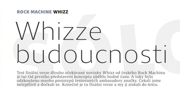 Rock Machine Whizz pohledem redakce časopisu Velo